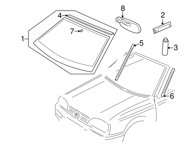 Windshield Adhesive Kit D-181-802-M1
