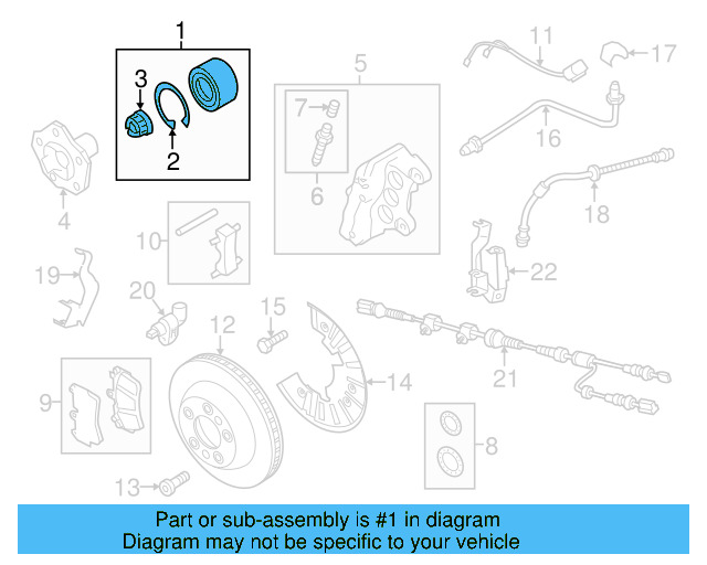 Bearing Assembly 7L0-498-287 - View 15