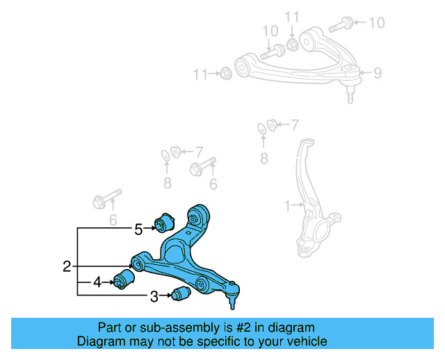 Lower Control Arm 7L0-407-151-K