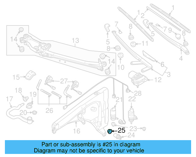 Level Sensor Seal 7M0-919-382 - View 63