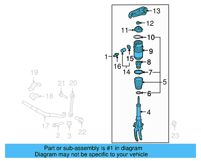 Suspension Shock Absorber 7L6-616-039-D