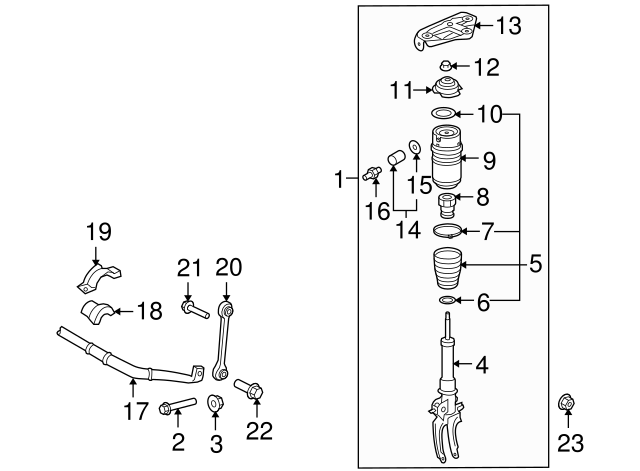 Stabilizer Link Nut N-104-029-04 - View 12