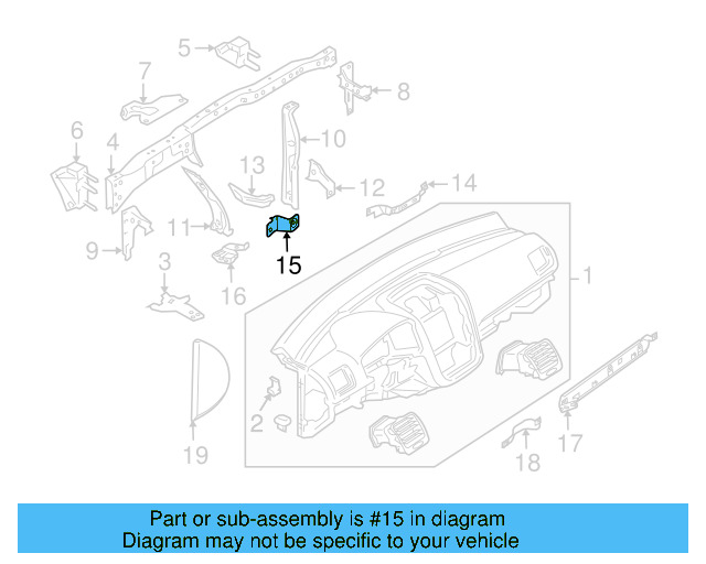 Lower Support 1K0-857-392 - View 8