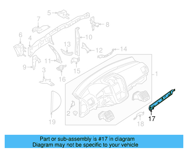 Lower Support 1K0-857-392 - View 14