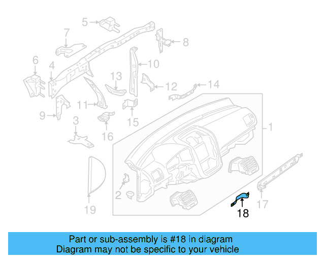 Lower Support 1K0-857-391-A - View 12