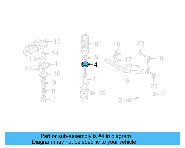 Spring Seat 7L0-411-178-A