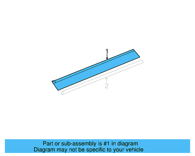 Rocker Molding Protector 1C0-854-806-C-6DA - View 5