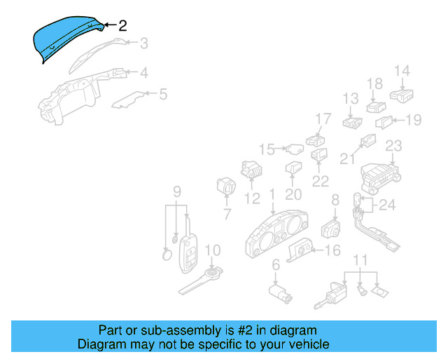 Cluster Cover 7L6-858-291-B-2N1
