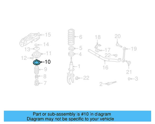 Upper Seat Packing 7L0-411-189