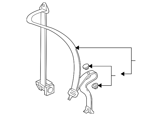Seat Belt Lap And Shoulder Belt 1J4-857-706-L-HCP - View 2