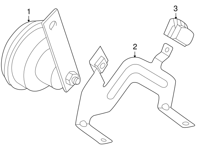 Alarm Horn 5C0-951-115 - View 9