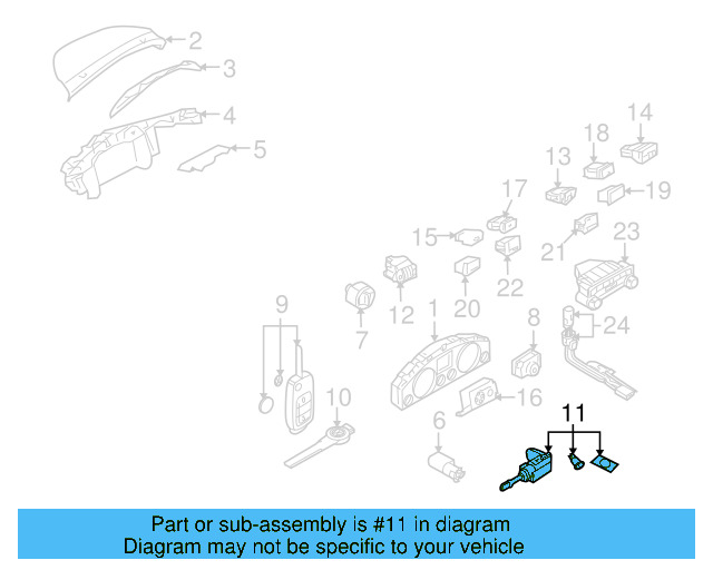 Lock Set 7L6-800-375-GK-INF