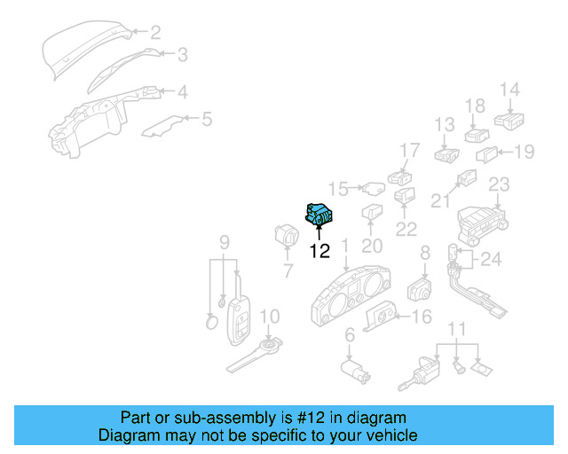Dimmer Switch 7L6-941-333-E-3X1 - View 2