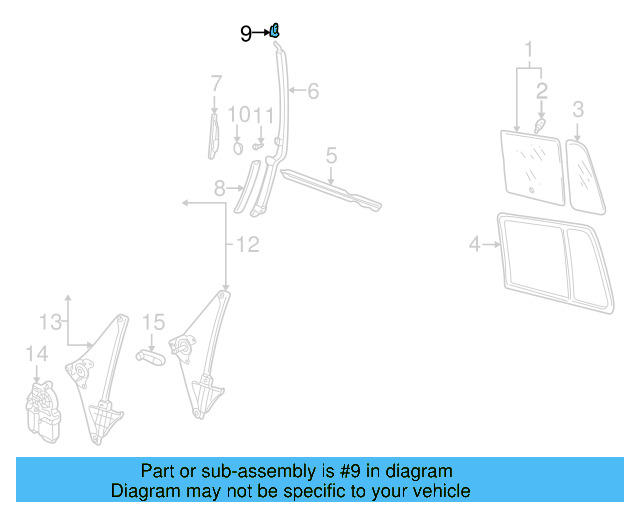 Crank Handle 1H0-837-581-D-B41 - View 11