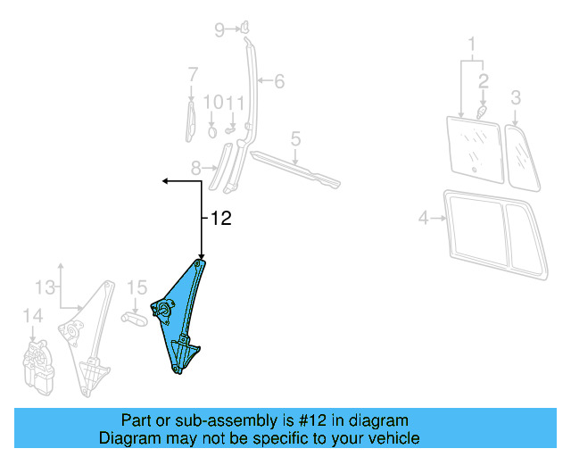 Window Motor 1C0-959-812-A-017 - View 6