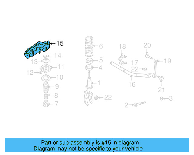 Mount Bracket 7L0-412-391-D - View 2