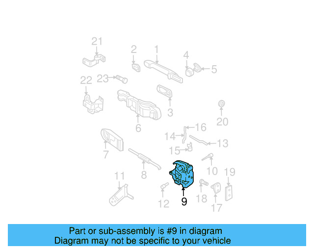 Door Lock Actuator Motor 3B4-839-015-AM - View 27