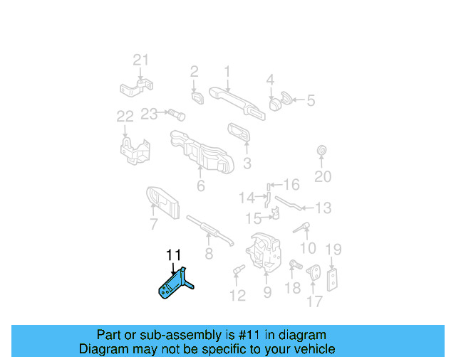 Lock Bracket 1J4-839-768-B - View 5