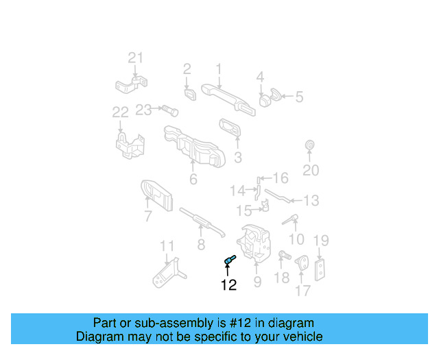 Wheel Opening Molding Rivet N-906-349-01 - View 10