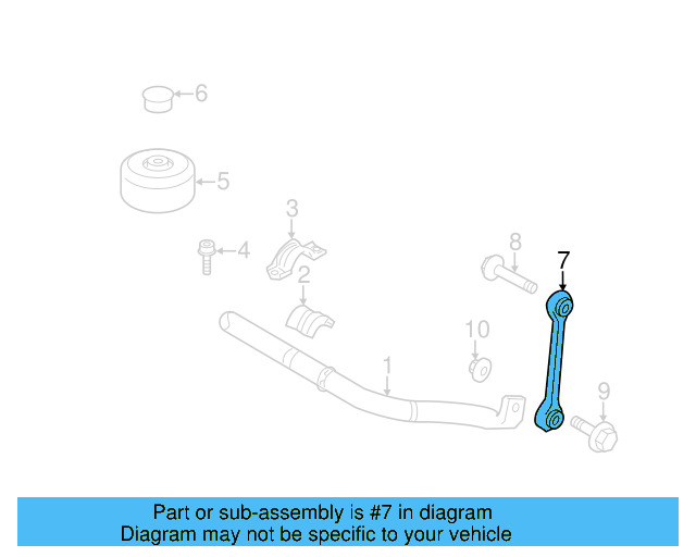 Stabilizer Link 7L0-411-317 - View 2