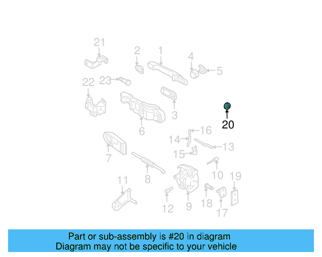 Striker Retainer 3B0-809-237-B - View 2