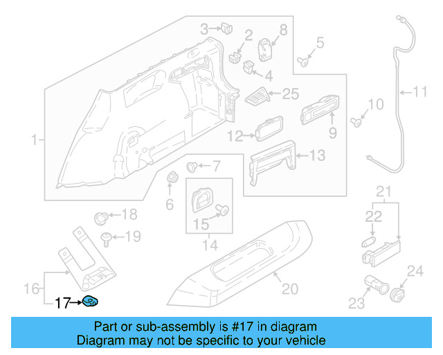 Quarter Panel Splash Shield Nut N-907-579-01 - View 86