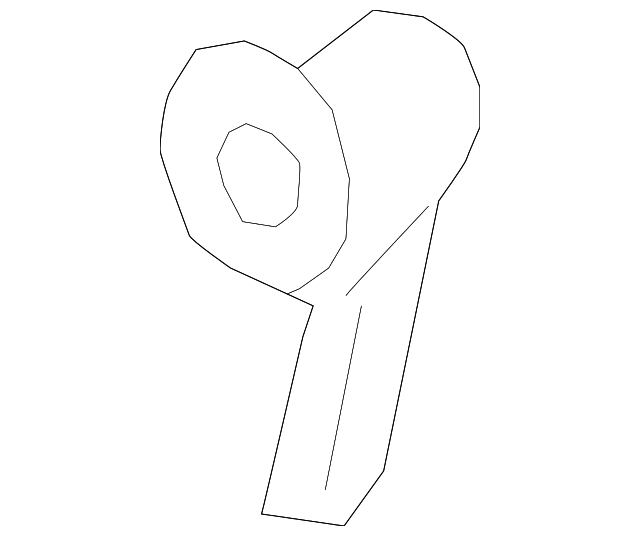 Glove Box Frame Lock Plate 5NN-858-540-9B9