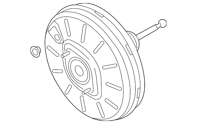 Power Brake Booster 5Q1-614-106-R - View 3