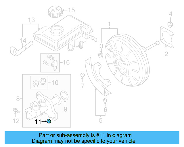 Master Cylinder Lock Nut N-022-146-24 - View 24