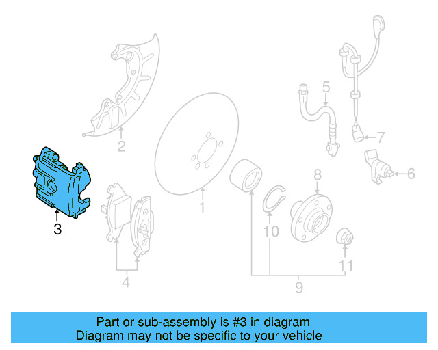 Caliper 1K0-615-124-D - View 13