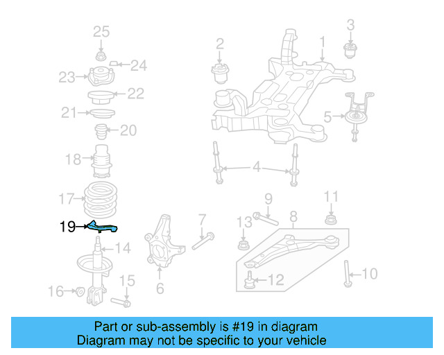 Lower Mount 7B0-412-305 - View 3