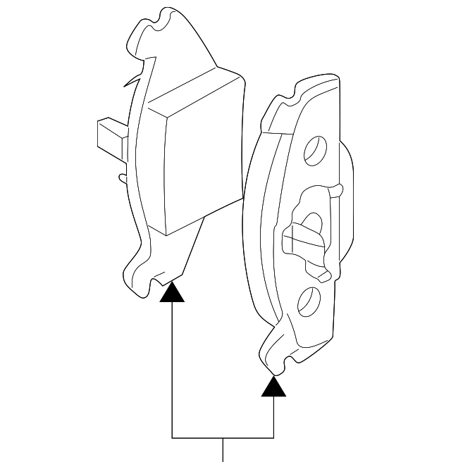 Front Pads 1J0-698-151-K - View 7