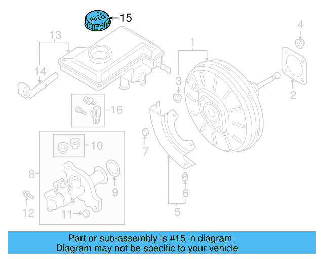 Reservoir Cap 5Q0-611-349-B - View 7