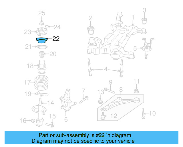 Support Ring 7B0-412-347 - View 2