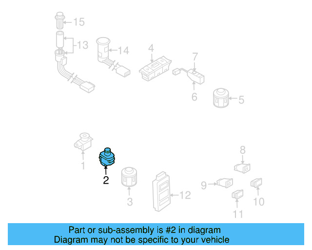 Console Body Cap 7L6-864-437-A-6C3