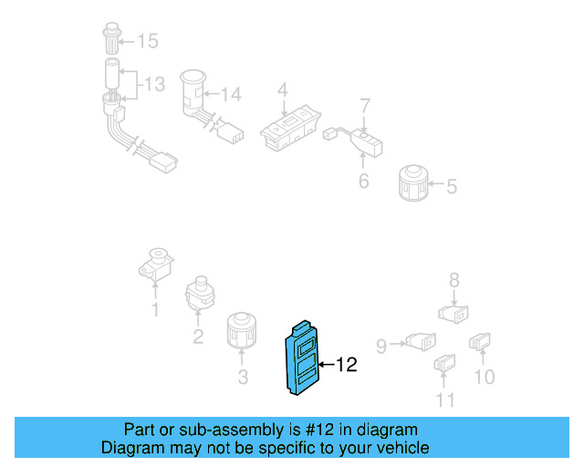 Turn Signal Switch 3D0-953-513 - View 18