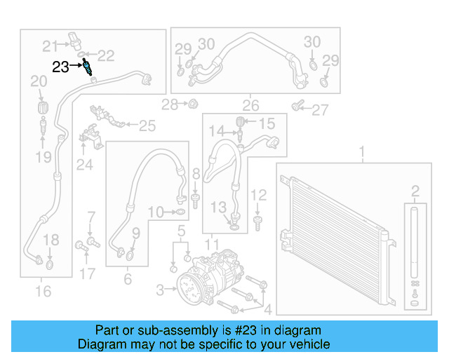 A/C Service Valve Core 8E0-820-855 - View 3