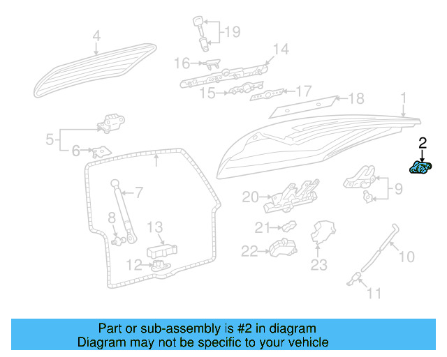 Lift Gate Bumper 1H9-827-499 - View 5