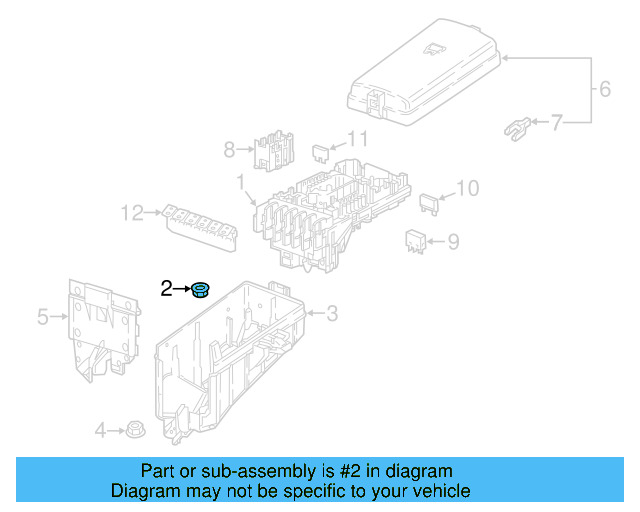 Mount Bracket Nut N-015-082-10 - View 124