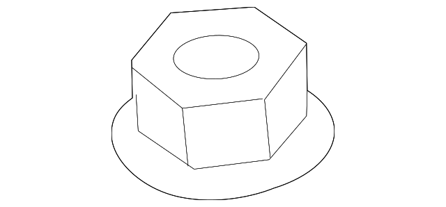 Mount Bracket Nut N-015-082-10 - View 123