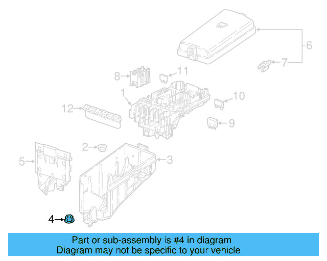 Mount Bracket Nut N-015-082-10 - View 104