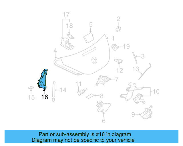 Glove Box Lamp 3B0-947-415-B - View 12