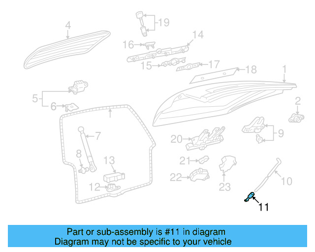 Rod Clip 3B0-827-637 - View 11