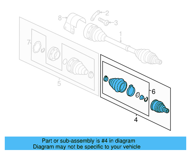 Outer Joint Assembly 5C0-498-099-C - View 18
