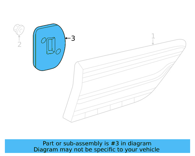 Backup Lamp Gasket 3CM-945-395 - View 3