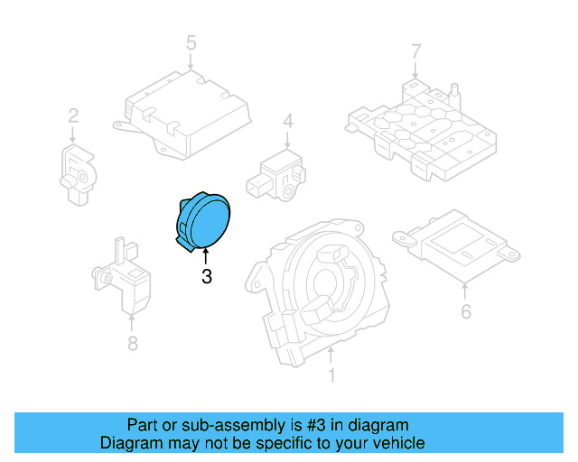 Side Impact Sens 5Q0-959-354-A - View 25