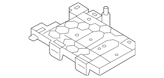 Air Bag Control Module Bracket 5N0-959-730 - View 9