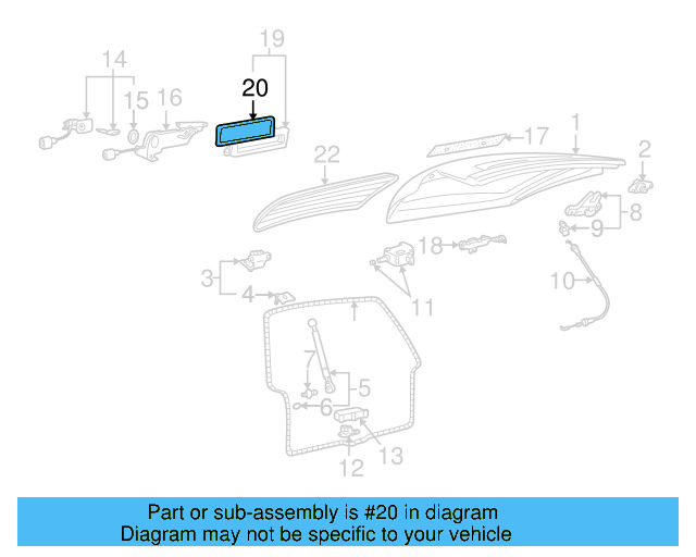 Release Switch Gasket 3B9-827-669 - View 2