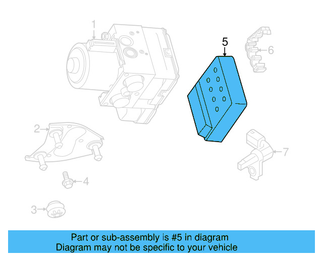 Control Module 7P0-907-375-R - View 3