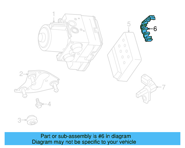 Control Module Holder 1J0-611-797-E